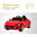 Uenjoy Maserati GranCabrio 12V Electric Kids Ride On Car with RC Remote Control